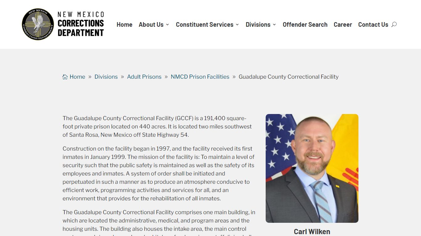 Guadalupe County Correctional Facility | NM Corrections Department